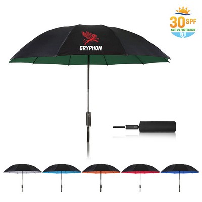Premium 46" Two-Tone Inverted Windproof Umbrella