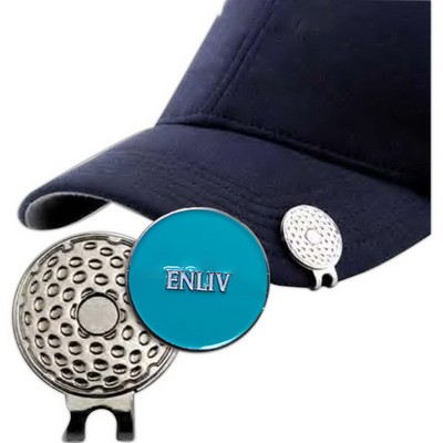 Golf Hat Clip w/Ball Marker