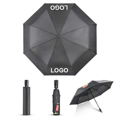 Folding Umbrella with Auto Open - Solid