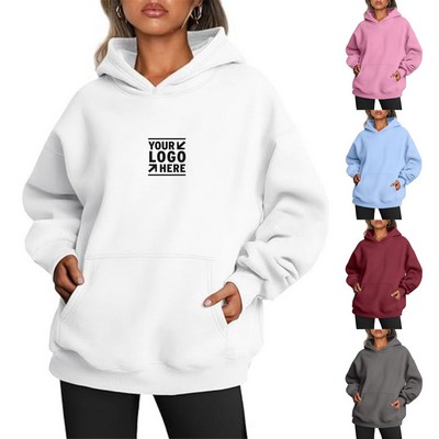Women's Cozy Oversized Hooded Sweatshirt